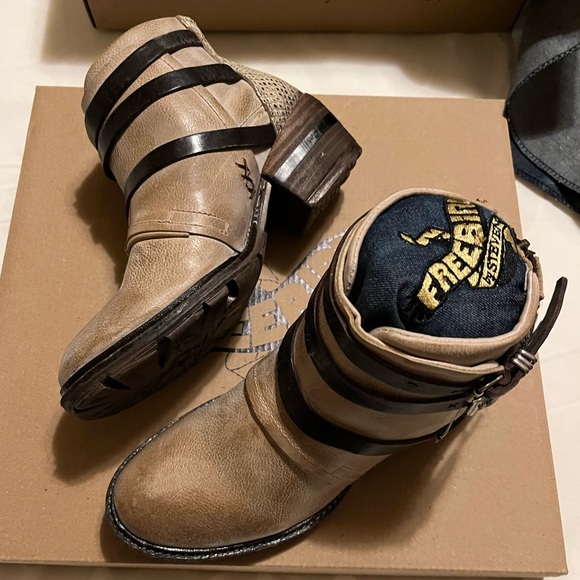 🍃💕NIB Steve Madden Freebird Leather Ankle Boot - Picture 9 of 15